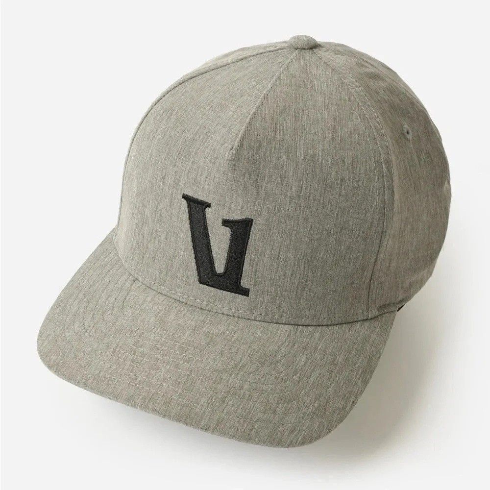 VUORI Performance Hat Mens OS Gray Embroidered Logo Snapback Cap